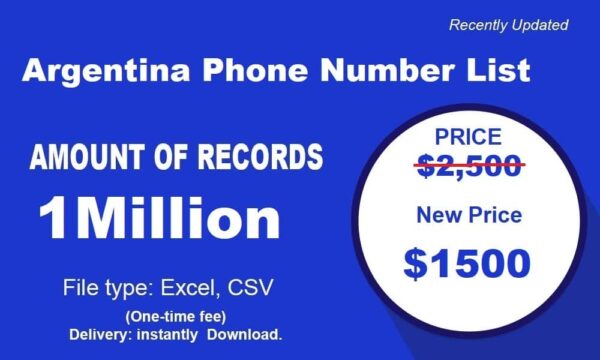 500K Test Argentina Phone Number