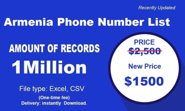 500K Test Armenia Phone Number