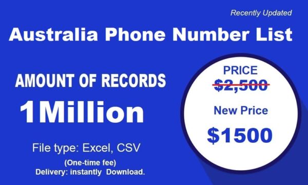 Australia Phone Number 1 Million