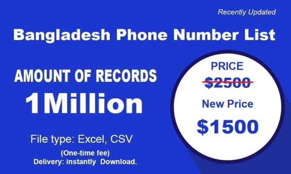 500K Test Bangladesh Phone Number