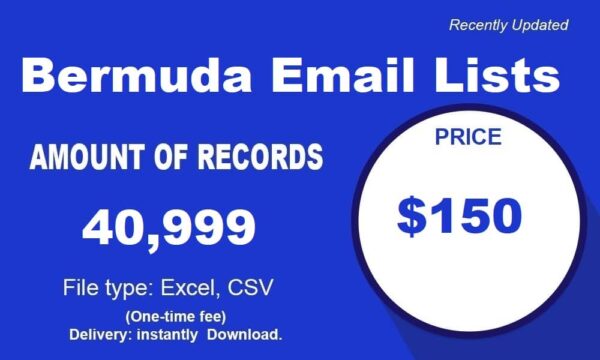 Bermuda Consumer Email List