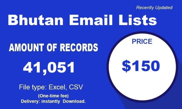 Bhutan Email Lists