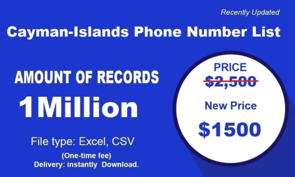 500K Test Cayman-Islands Phone Number