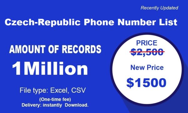 500K Test Czech-Republic Phone Number