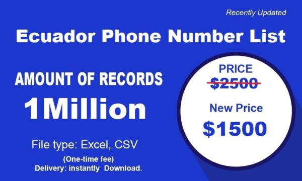 500K Test Ecuador Phone Number