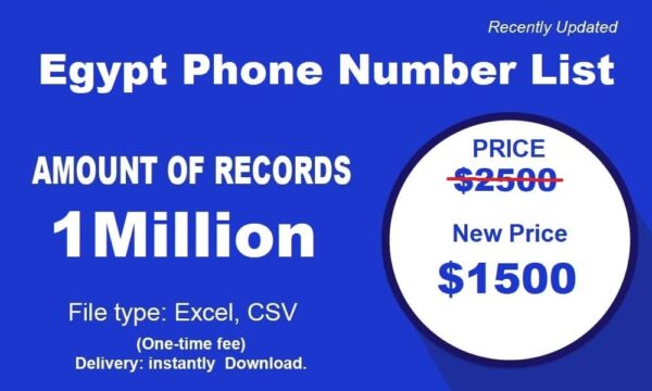 500K Test Egypt Phone Number