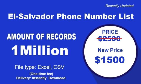 500K Test El-Salvador Phone Number