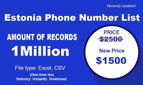 500K Test Estonia Phone Number