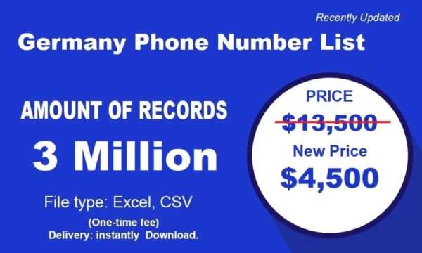 1 Millions Germany Phone Number