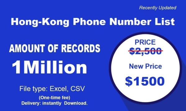 500K Test Hong-Kong Phone Number