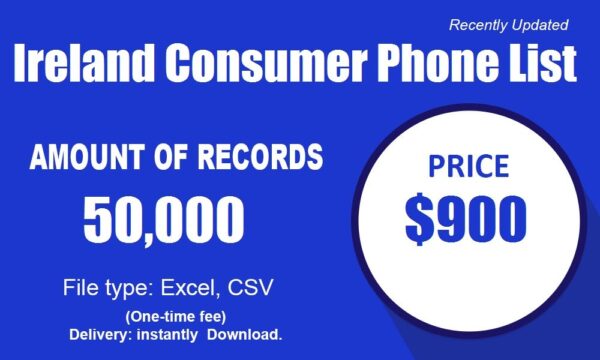 Ireland Consumer Phone List