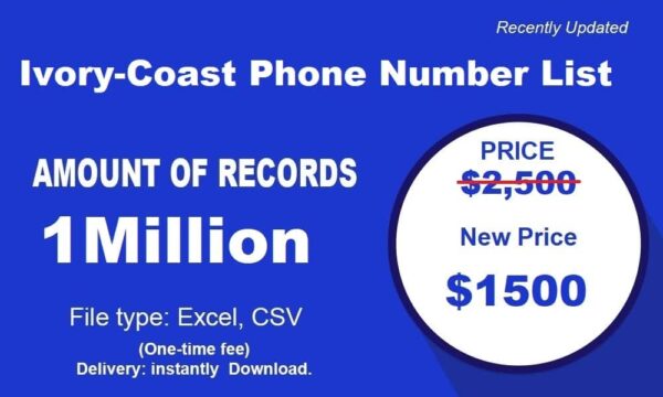 500K Test Ivory-Coast Phone Number