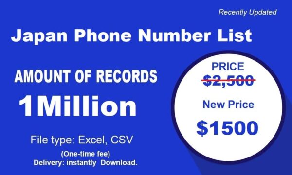 1 Million Full Japan Phone Number