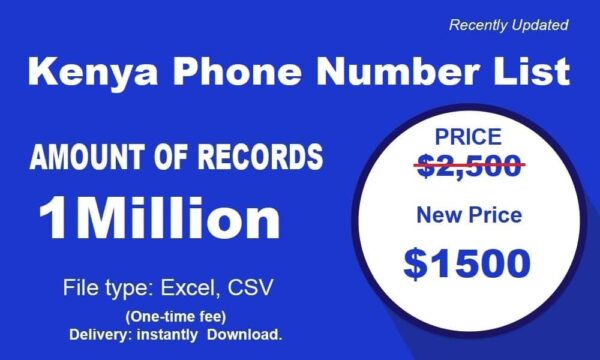 500K Test Kenya Phone Number