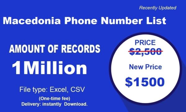 1 Million Full Macedonia Phone Number