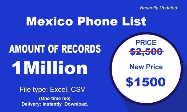 1 Million Full Mexico Phone Number