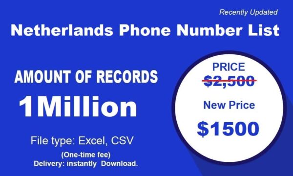 1  Million Full Netherlands Phone Number