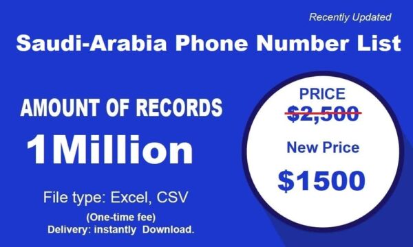 500K Test Saudi-Arabia Phone Number