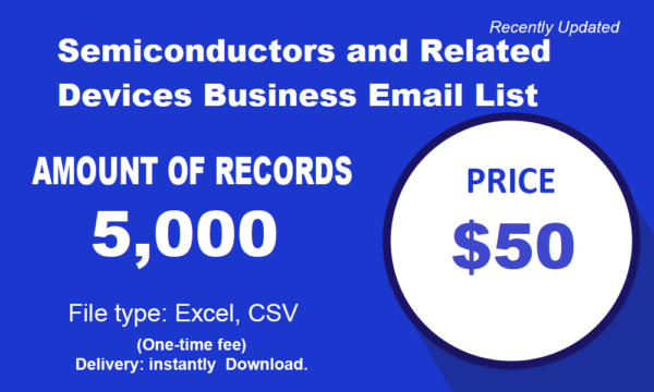 Semiconductors and Related Devices Business Email List