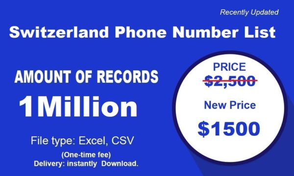 1 Million Full Switzerland Phone Number