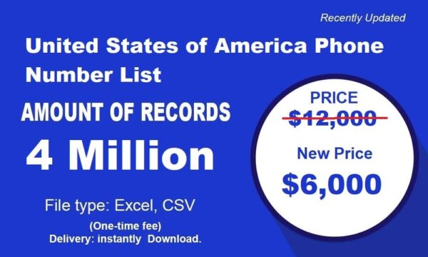 1 Million USA Phone Number