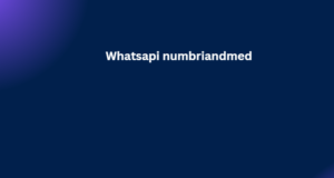 Whatsapi numbriandmed