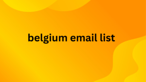 belgium email list