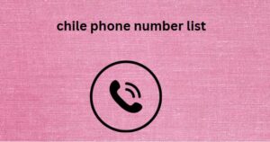 chile phone number list