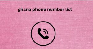 ghana phone number list