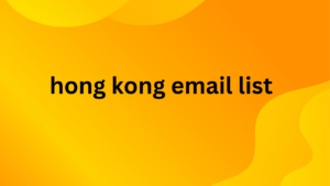 hong kong email list