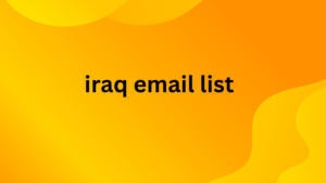 iraq email list