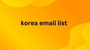 korea email list